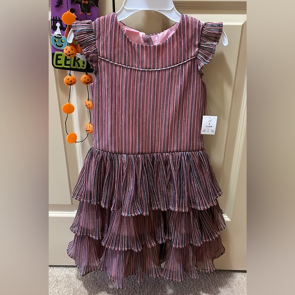 FAO Schwarz Multicolor Striped Dress